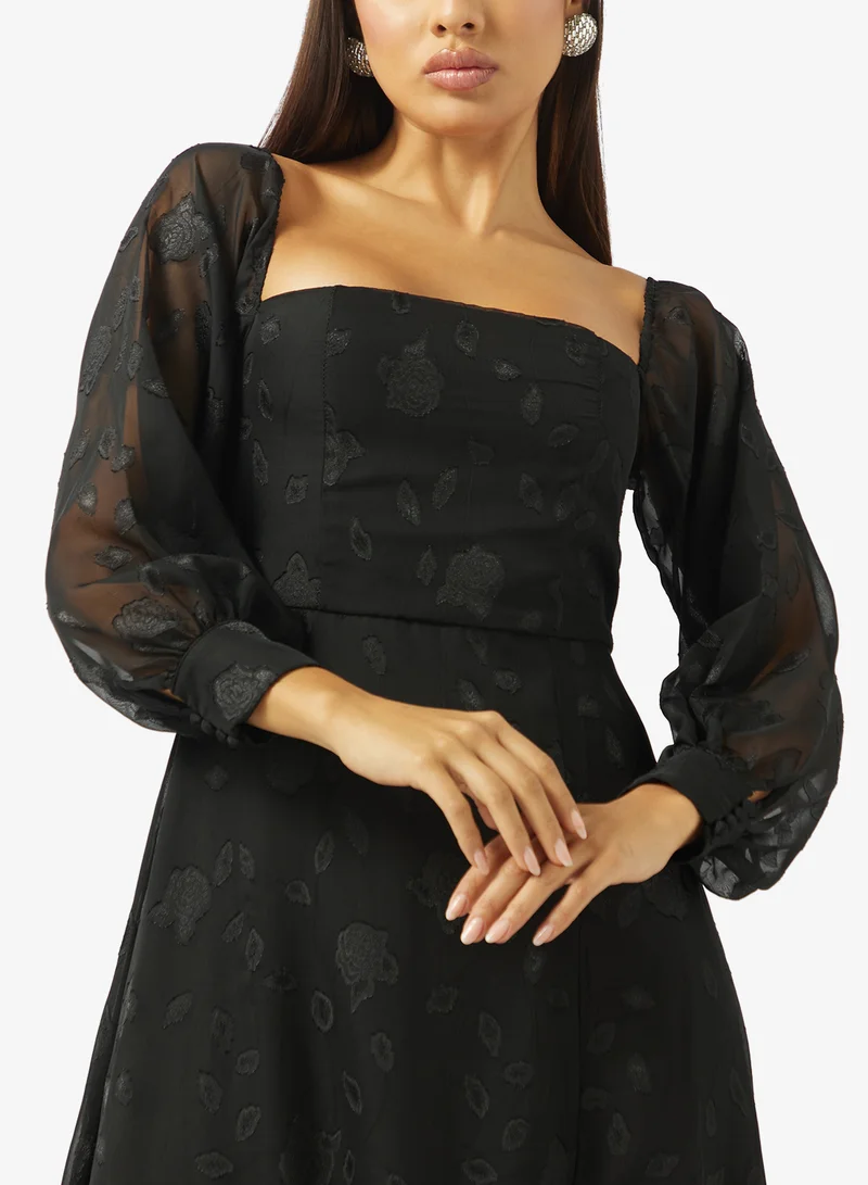 Ella Limited Edition  Off Shoulder Dress With Slit for Women | Best Price UAE